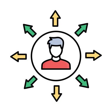 Kolayca değiştirilebilen ya da düzenlenebilen vektör simgesini doldurma kararı