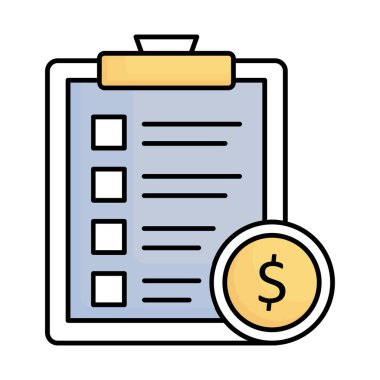 Kolayca değiştirebilen veya düzenleyebilen iş vektör simgesi doldur