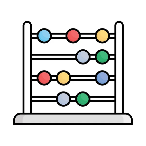 Abacus Töltse Vektor Ikon Amely Könnyen Módosíthatja Vagy Szerkesztheti — Stock Vector