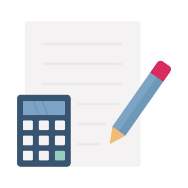 Bütçe Düz vektör simgesi kolayca düzenleyebilir ya da değiştirebilir