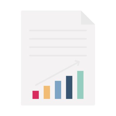 Kolayca değiştirebilen veya düzenleyebilen Düz vektör simgesi ilerleme raporu