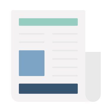 Kolayca düzenleyebilen veya düzenleyebilen Düz vektör simgesi