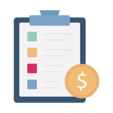 Kolayca değiştirebilen veya düzenleyebilen İş Düz Vektörü simgesi