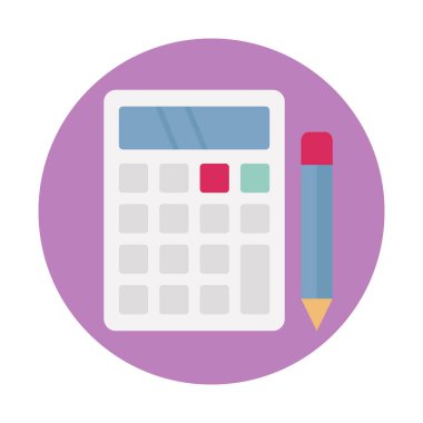 Bütçe Düz Arkaplan vektör simgesi kolayca düzenleyebilir ya da değiştirebilir