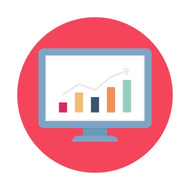 Düz Arkaplan vektör simgesini kolayca değiştirebilen ya da düzenleyebilen analiz et