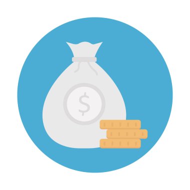 Banking Düz Arkaplan vektör simgesi kolayca düzenleyebilir veya değiştirebilir