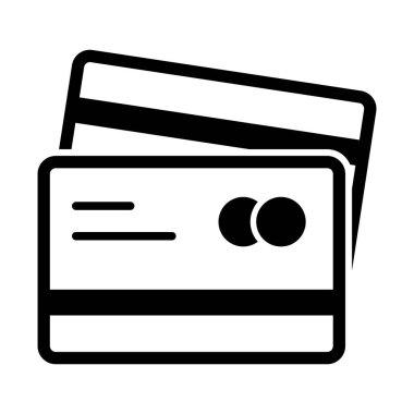 Plastik para Glyph vektör simgesi kolayca düzenleyebilir ya da değiştirebilir