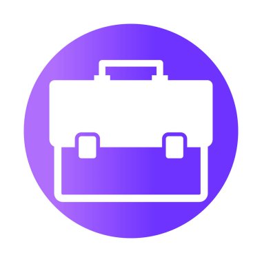 Kolayca düzenleyebilen veya düzenleyebilen portföy Glyph Arkaplan vektör simgesi