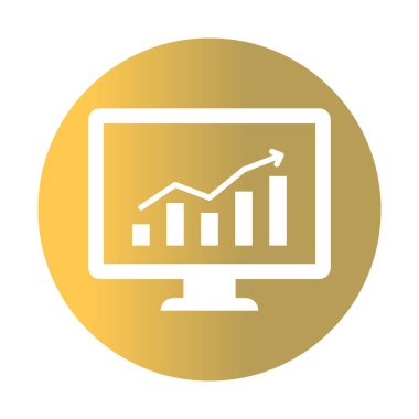 Kolayca düzenleyebilen veya düzenleyebilen Glyph Arkaplan vektör simgesini analiz et