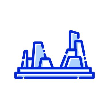 Büyük Kanyon, Arizona, çöl, dağ tamamen düzenlenebilir vektör simgeleri