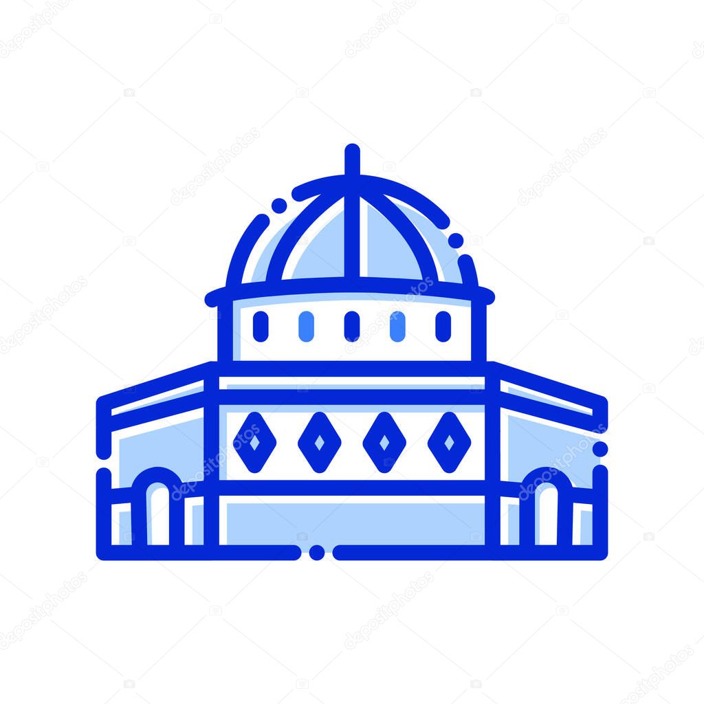 Al Aqsa Mosque, Jerusalem, palestine, masjid fully editable vector icons