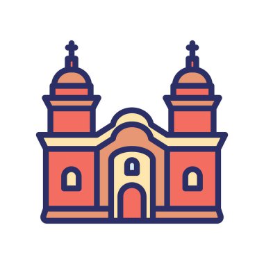 Cusco, Peru, sığınak, tamamen düzenlenebilir vektör simgeleri