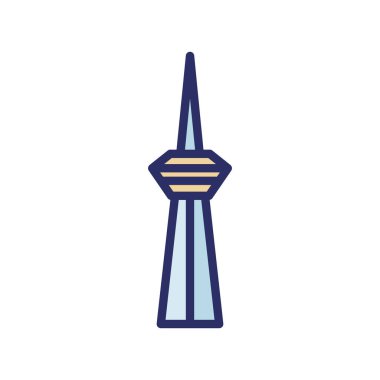 CN Kulesi, Kanada, kule, tamamen düzenlenebilir vektör simgeleri