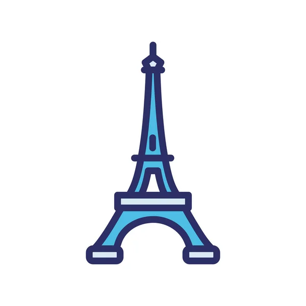 Torre Eiffel París Francia Torre Iconos Vectoriales Totalmente Editables — Archivo Imágenes Vectoriales