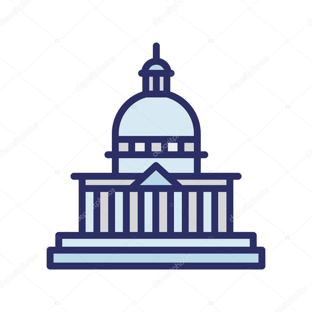 Capitol Hill, Washington, DC, Liaison Capitol Hill fully editable vector icons