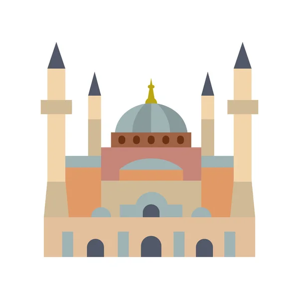 Hagia Sophia Isztambul Törökország Teljesen Szerkeszthető Vektorikonok — Stock Vector