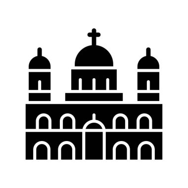 Dom, Berlin, Franzosischer, Almanya tamamen düzenlenebilir vektör simgeleri