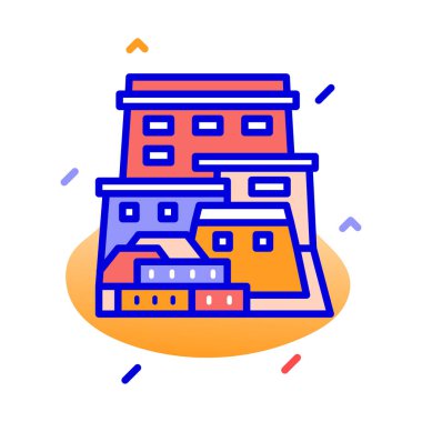 Potala Sarayı, Lhasa, Tibet, Çin tamamen düzenlenebilir vektör simgeleri