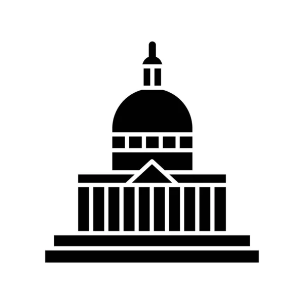 Capitol Hill Washington Liaison Capitol Hill Volledig Bewerkbare Vectorpictogrammen — Stockvector