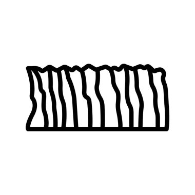 Victoria Şelalesi, Zambiya, Zimbabve, tamamen düzenlenebilir şelale vektör simgeleri