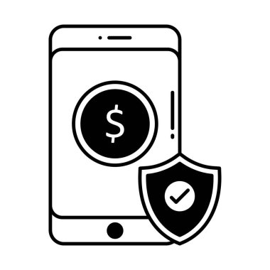 Kolayca değiştirebilen ya da düzenleyebilen İş Yarı Glyph vektör simgesi