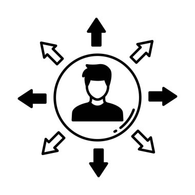 Yarı Glyph vektör simgesi oluşturma kararı kolayca değiştirilebilir ya da düzenlenebilir