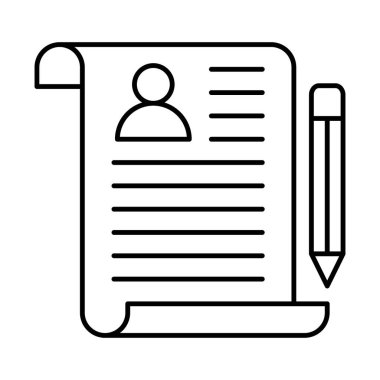 Kolayca düzenleyebilen ve düzenleyebilen Satır vektör simgesine devam et