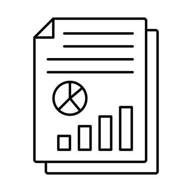 Kolayca düzenleyebilen ve düzenleyebilen Finans Satırı vektör simgesi