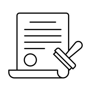 Kolayca düzenleyebilen ve düzenleyebilen İş Satırı vektör simgesi