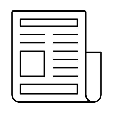 Reklam Satırı vektör simgesi kolayca düzenleyebilir ya da değiştirebilir