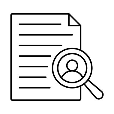 Kolayca düzenleyebilen veya düzenleyebilen kariyer çizgisi vektör simgesi