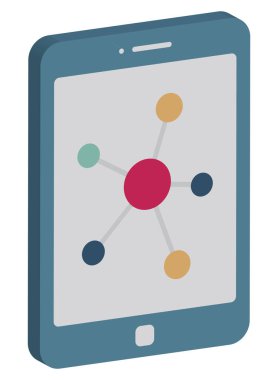 Veri Görselleştirme Veri Görselleştirme 3d vektör simgesi Kolayca düzenleyebilen