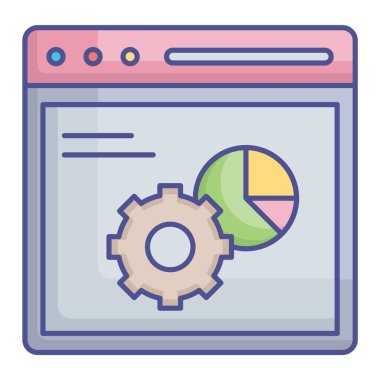 Veri Yönetimi Kolayca değiştirebilen veya düzenleyebilen vektör simgesini doldur