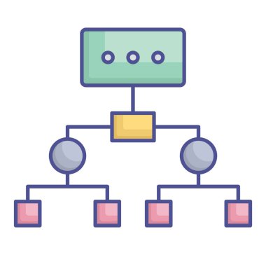 Kolayca değiştirebilen veya düzenleyebilen Ağ Kipi Doldurma vektör simgesi
