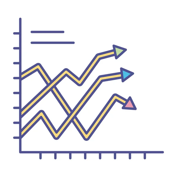 Veri Görselleştirme Kolayca Değiştirebilen Veya Düzenleyebilen Vektör Simgesini Doldur — Stok Vektör