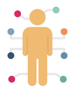 Lider Düz vektör simgesi kolayca düzenleyebilir ya da düzenleyebilir