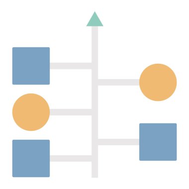 Veri Altyapısı Düz vektör simgesi Kolayca değiştirilebilir veya düzenlenebilir