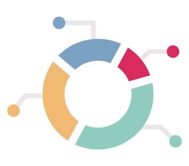 Kolayca düzenleyebilen ve düzenleyebilen İş Bilgisel Düz vektör simgesi