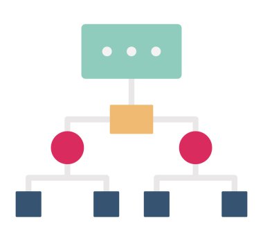 Kolayca düzenleyebilen ve düzenleyebilen Ağ Kipi Düz vektör simgesi