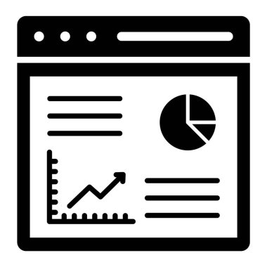 Kolayca değiştirebilen ya da düzenleyebilen gösterge paneli Glyph vektör simgesi