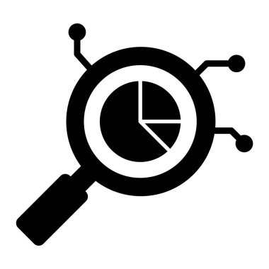 Kolayca değiştirebilen veya düzenleyebilen İş Performans Glyph vektör simgesi