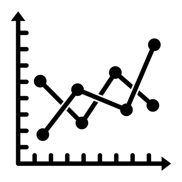 Visualización Datos Glyph Vector Icono Que Puede Modificar Editar Fácilmente — Vector de stock