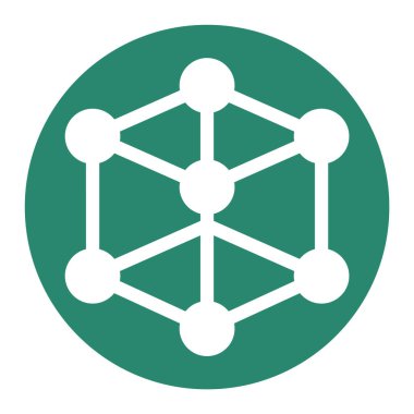 Ağ Bağlantıları Glyph Arkaplan vektör simgesi kolayca düzenleyebilir ya da değiştirebilir