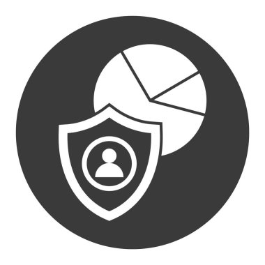 Siber Güvenlik Kabartma Arkaplan vektör simgesi kolayca düzenleyebilir ya da değiştirebilir