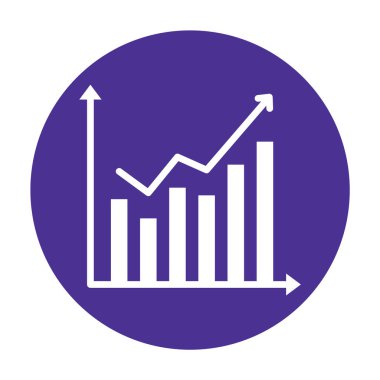 Analitik Glyph Arkaplan vektör simgesi kolayca düzenleyebilir ya da değiştirebilir