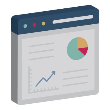 Gösterge Paneli Isometric Vektör izole simgesi kolayca düzenleyebilir veya düzenleyebilir