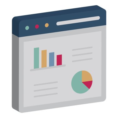 Veri Yönetimi Isometric Vektör izole simgesi kolayca düzenleyebilir ya da değiştirebilir