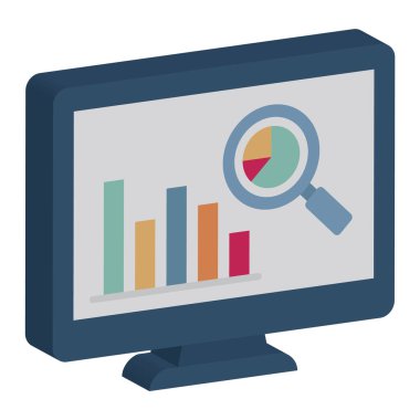  İş Performansı Isometric Vektör izole simgesi kolayca düzenleyebilir veya değiştirebilir