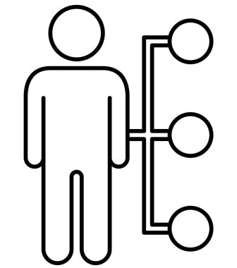 Kolayca düzenleyebilen veya düzenleyebilen Yönetim Satırı vektör simgesi