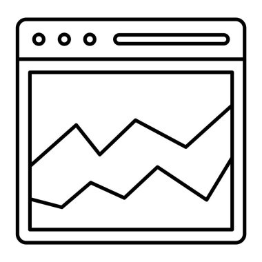Veri Yönetimi Satır vektör simgesi kolayca düzenleyebilir ya da değiştirebilir